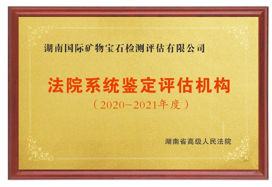 湖南国际矿物宝石检测评估有限公司入围法院系插图